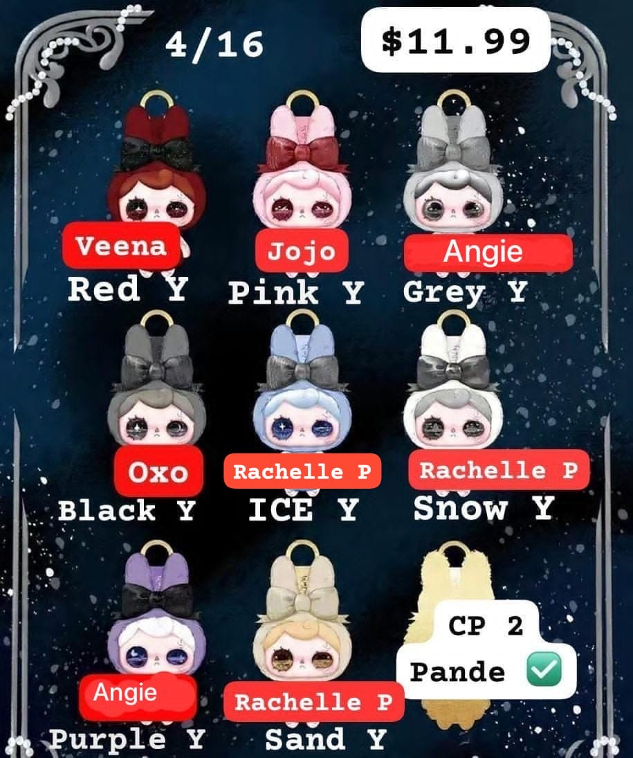 (Pre-Order)Yuna Dark Night Prologue Plush Blind Box