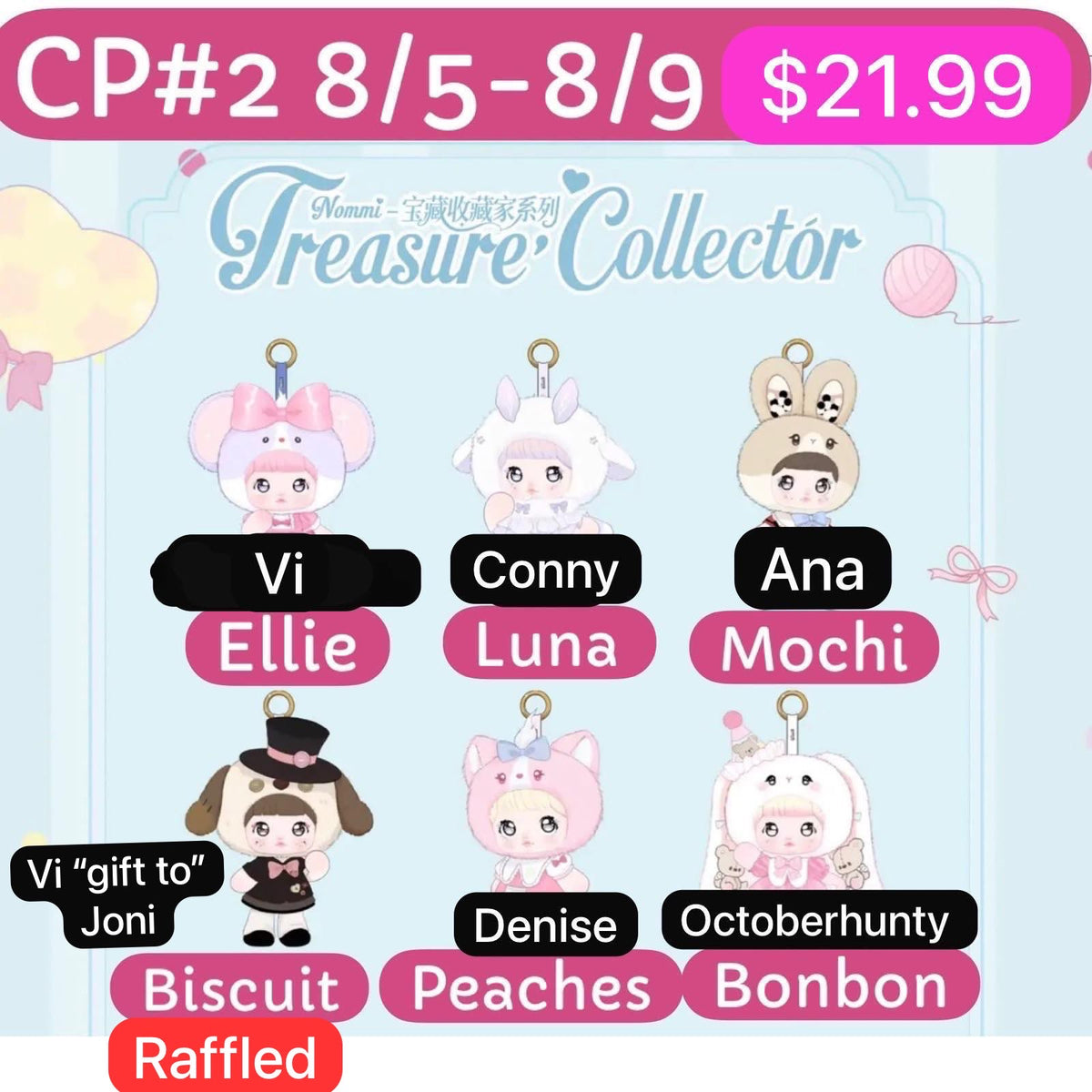 (Pre Order) Nommi Treasure Collector Plush