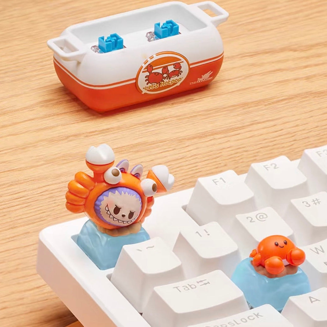 (Pre-Order) Pop Mart · Pop Bean "Happy Hotpot" Series – Stress-Relieving Hotpot Keycap Blind Box