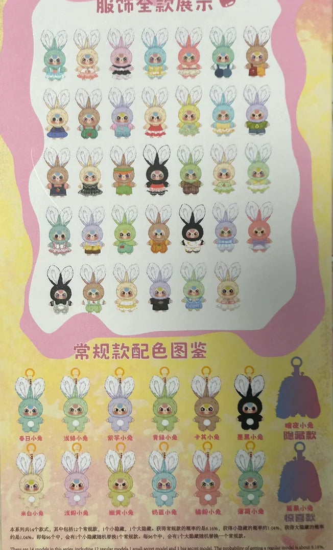 Baby Three Mini Tiny Rabbit Plush toy doll