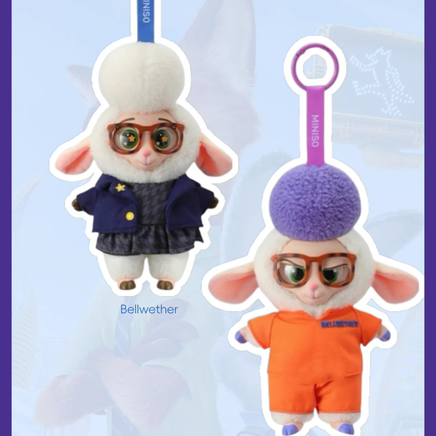 MINISO-Disney Zootopia Collction Vinyl Plush Blind Box