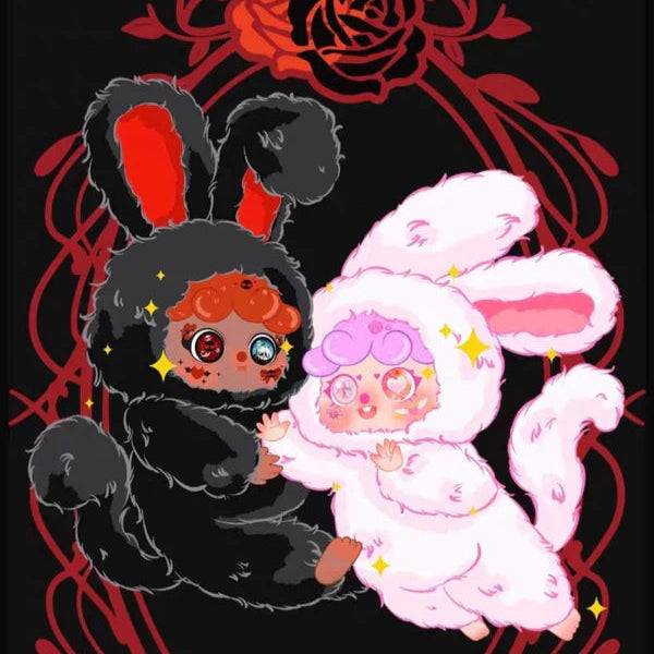 Migo Another Me Twin In The World Bunny 400% Limited Plush Dolls