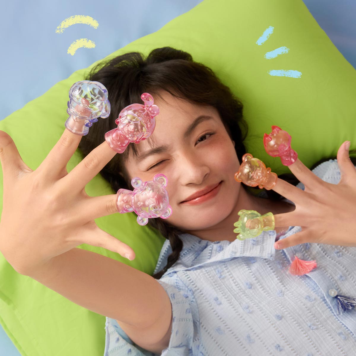 POP BEAN Pajama Hand Puppet Series Box Set