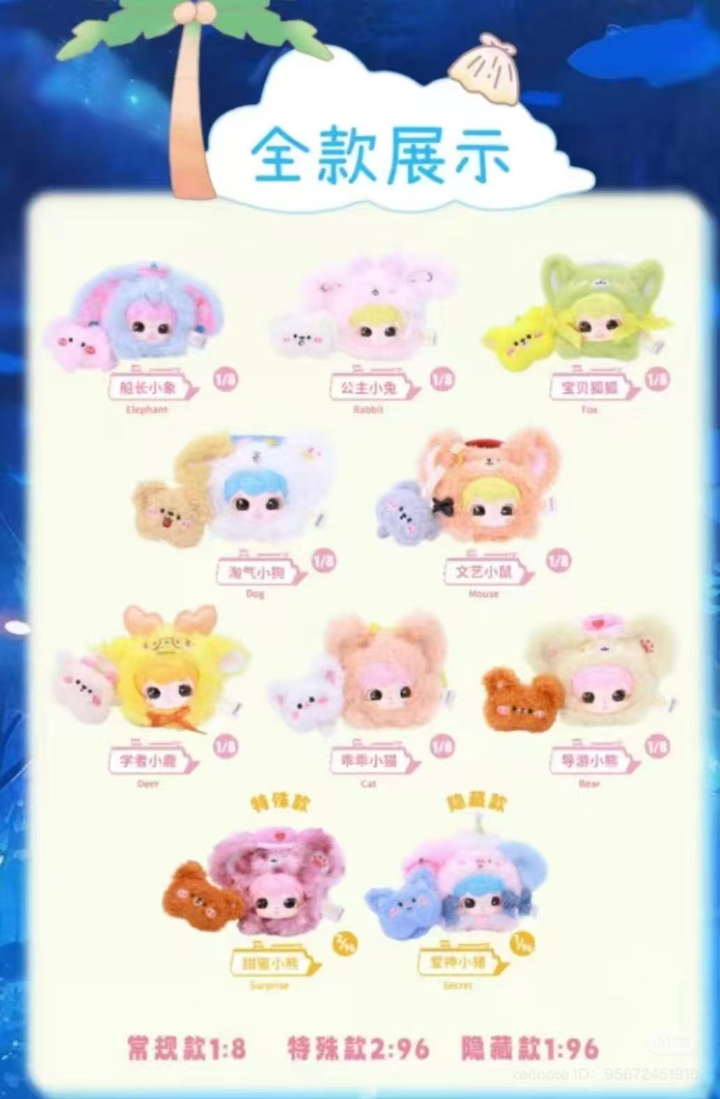 KaKa takes you on a trip Blind box Plush Doll