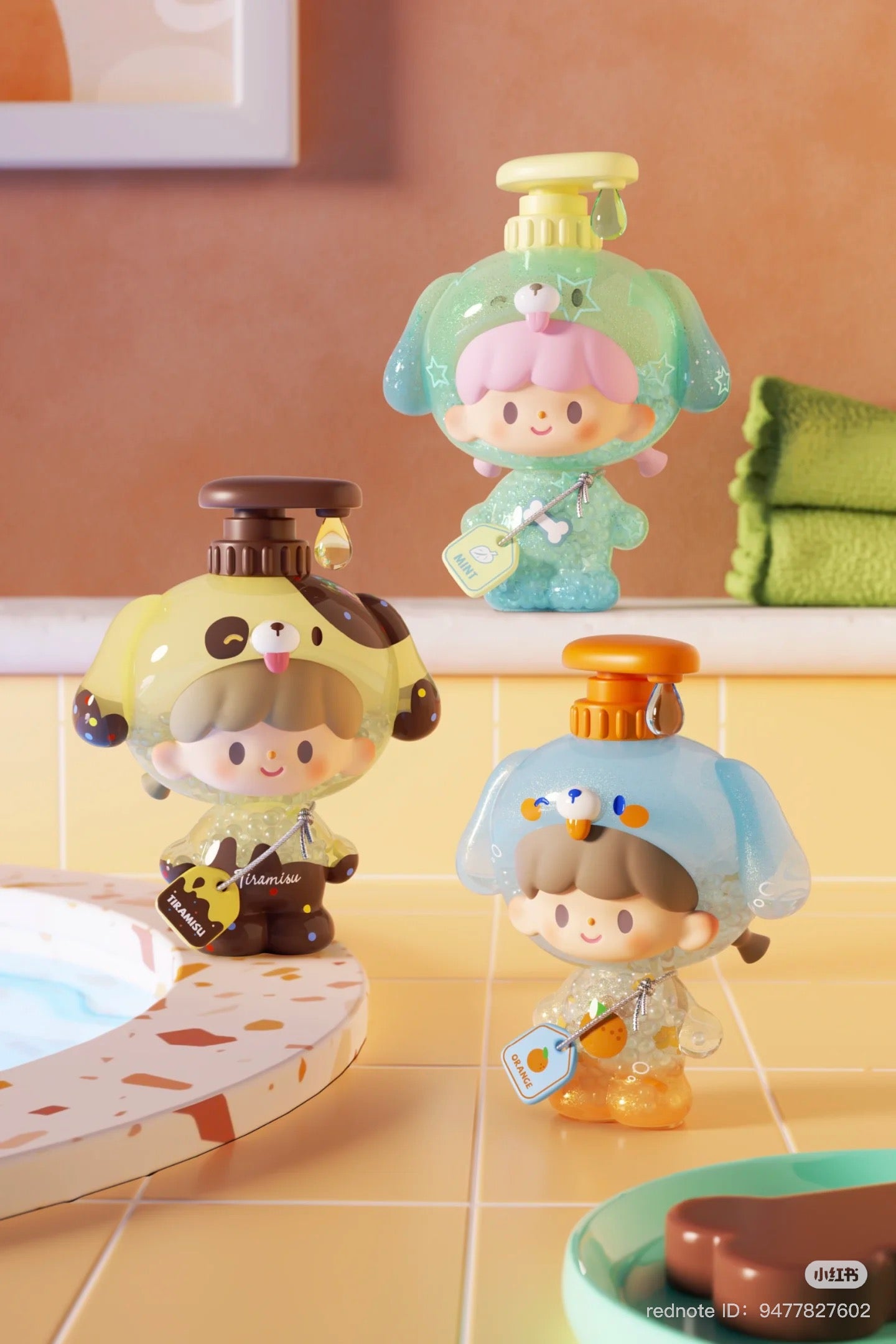 zZoton Bubble Bath Baby Series Surprise Style Rose