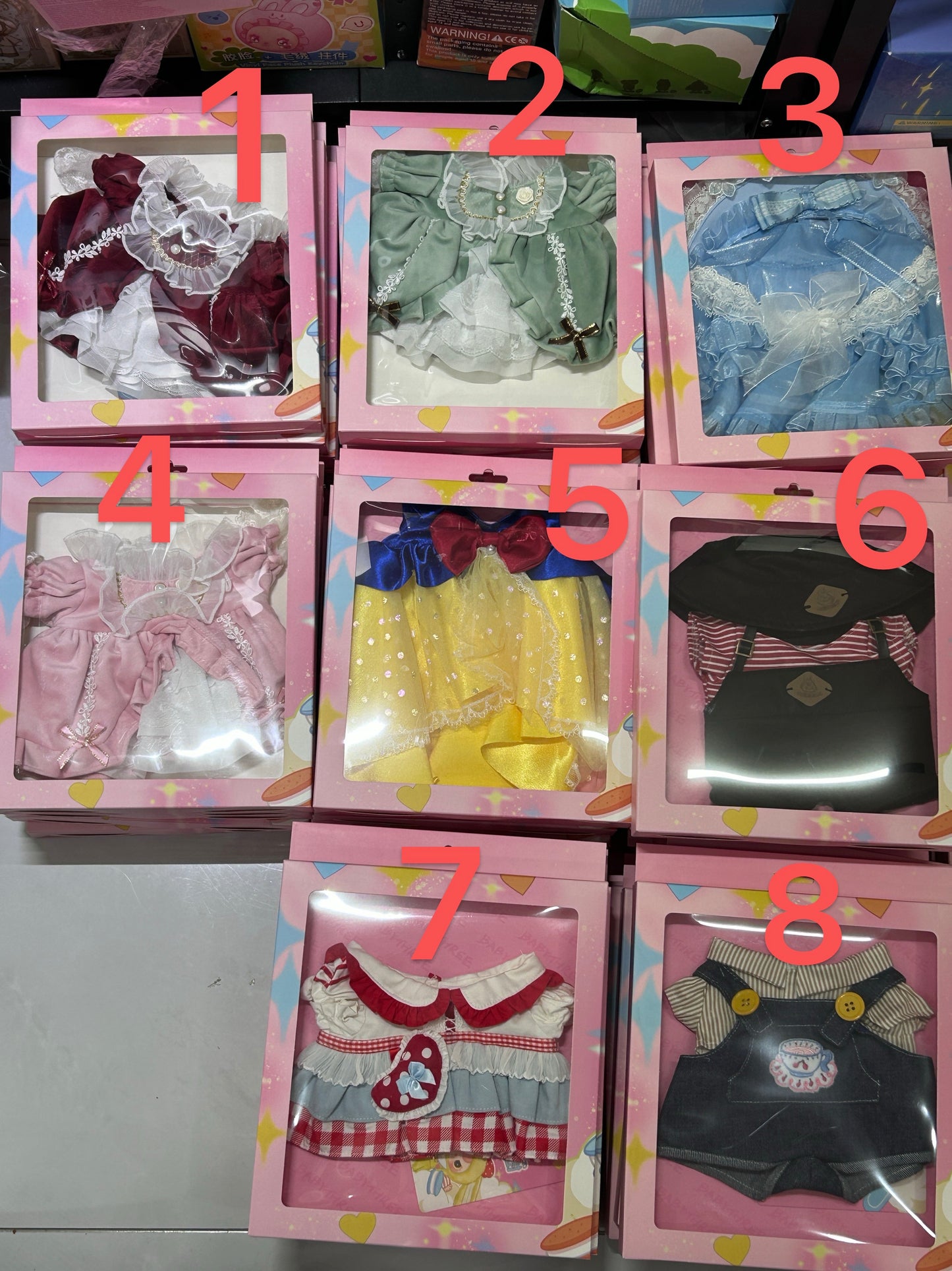 Baby Three Official 400% Outfits