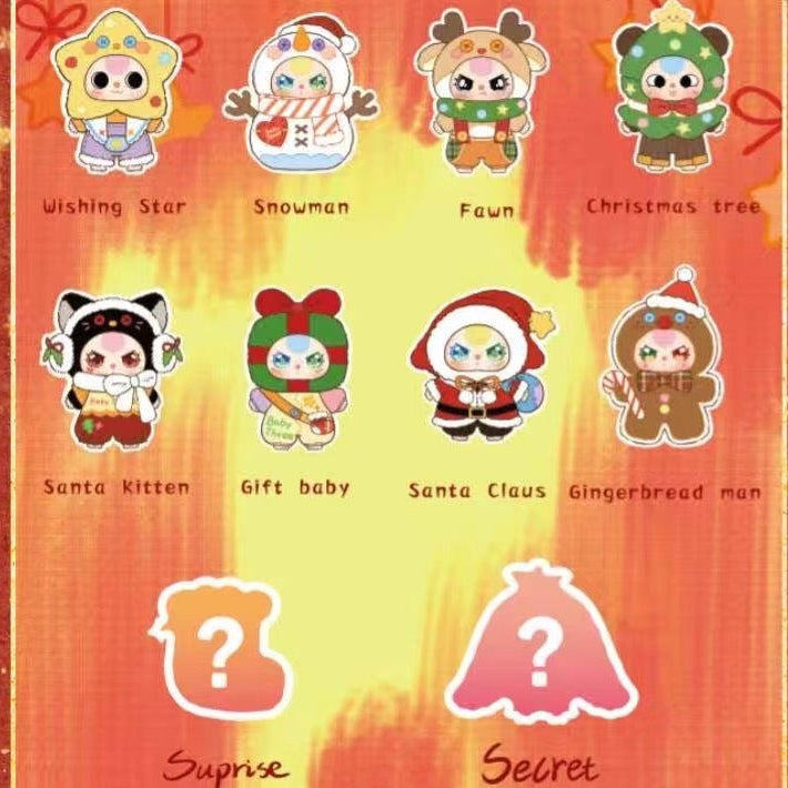 Baby Three Christmas Carnival Series Plush Dolls