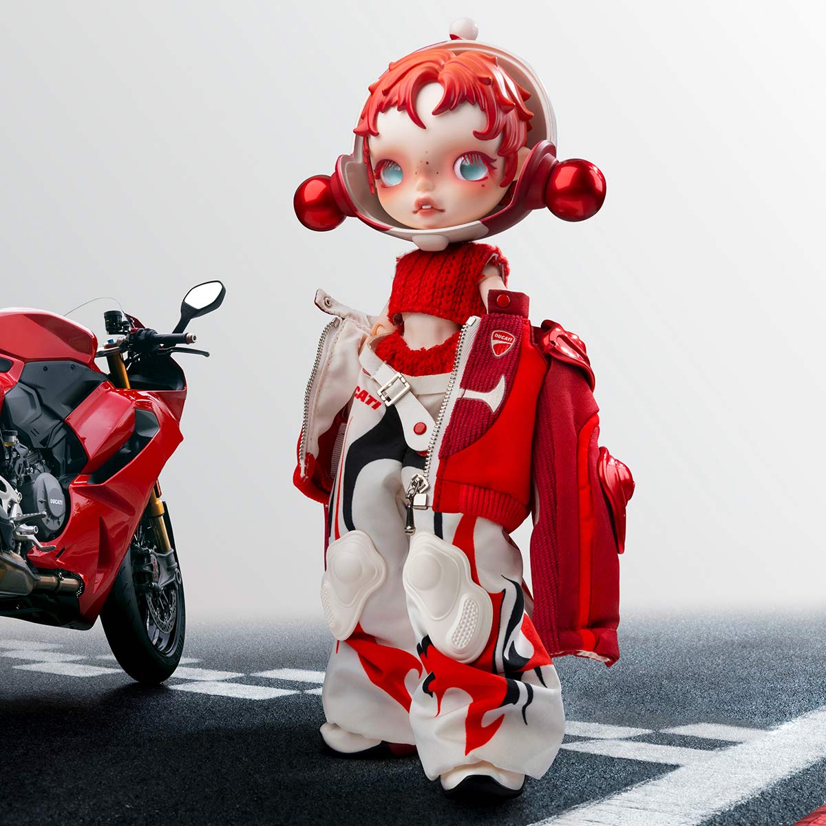 SKULLPANDA × DUCATI 1/6 Action Figure