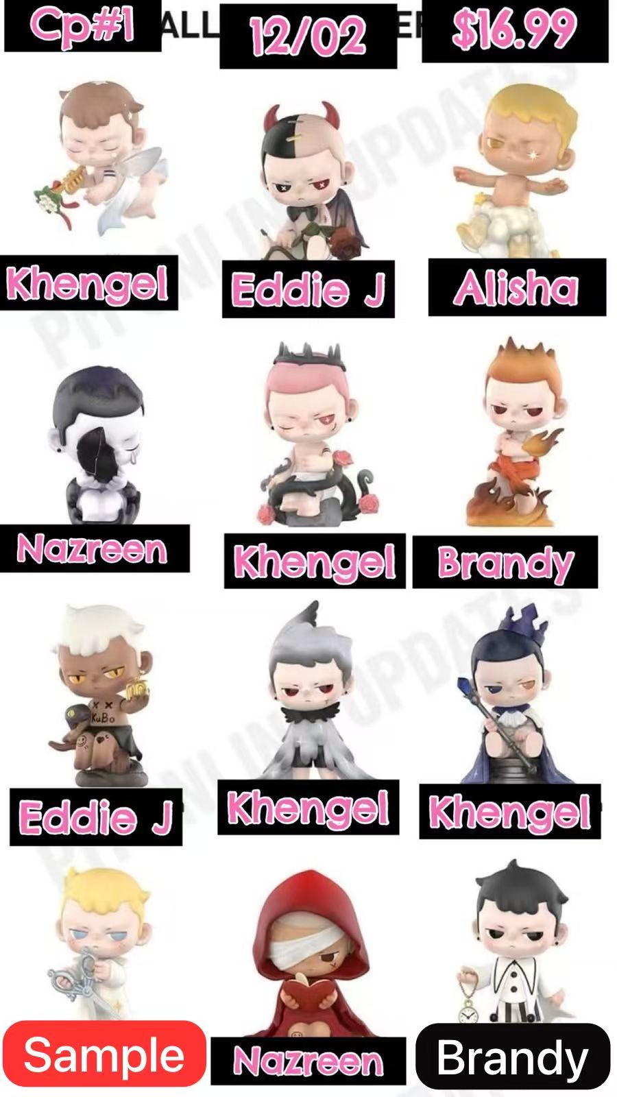 (Available 13)Kubo Angel’s Poem Series Figures Blind Box
