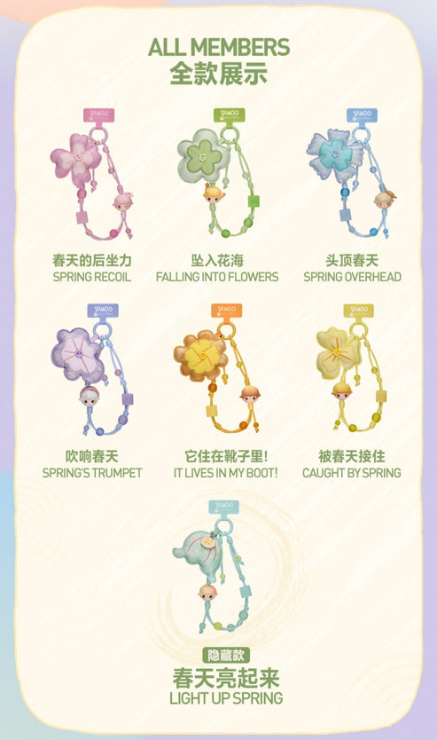 (Pre-Order)DIMOO Moments in Bloom Decorative Charm Series Blind Box