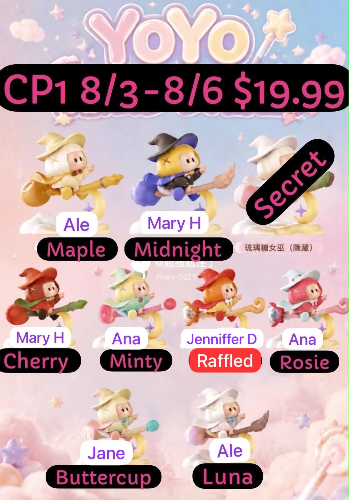 (Pre Order) YOYO Wish Magic Girl Series