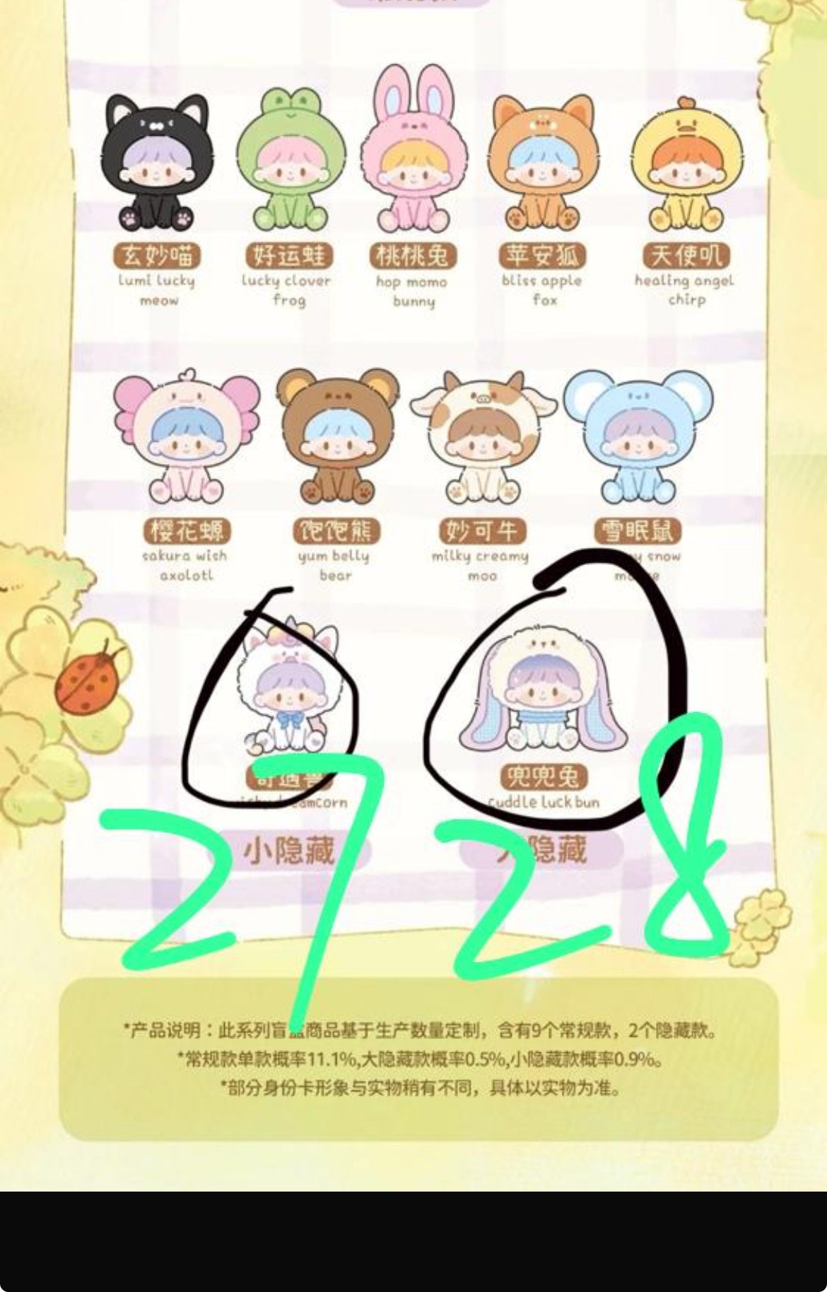 Brian- confirmed items