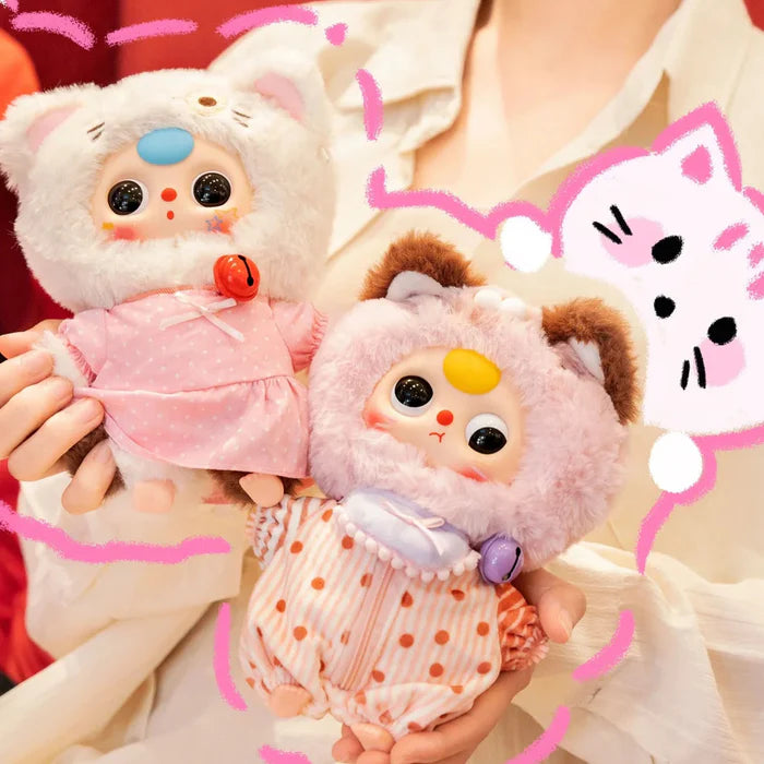 Baby Three Cat Wardrobe Plush Series Blind Box