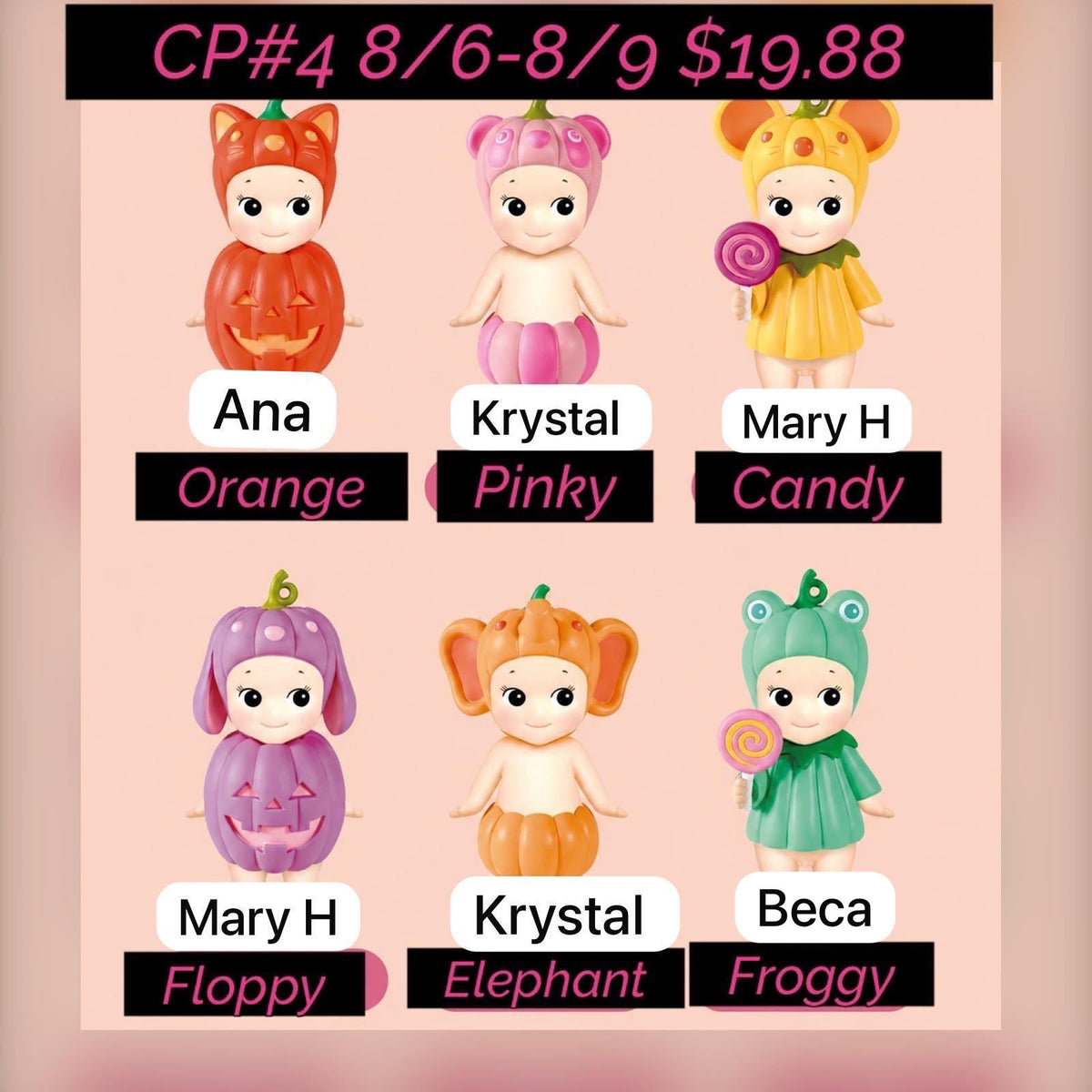 (Pre-Order) Sonny Angel Pumpkin Patch