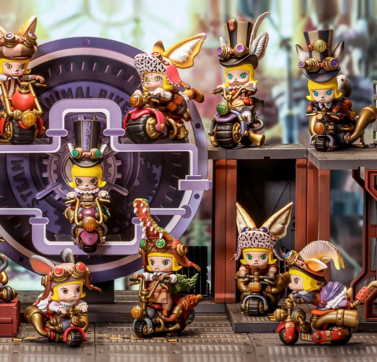 Val-Molly steampunk basic set open with cards no box