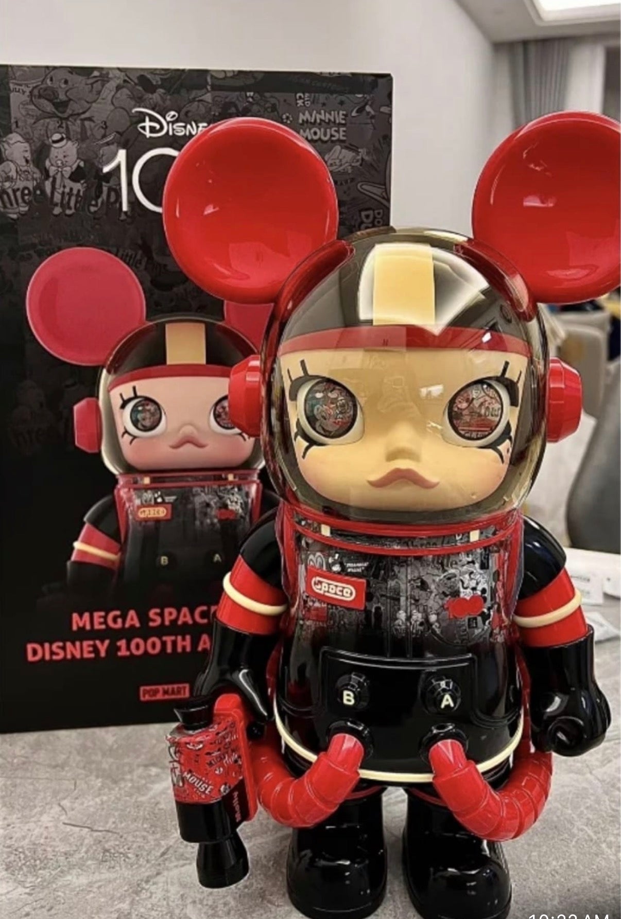 Luis-Mega space molly 400% Disney 100th anniversary