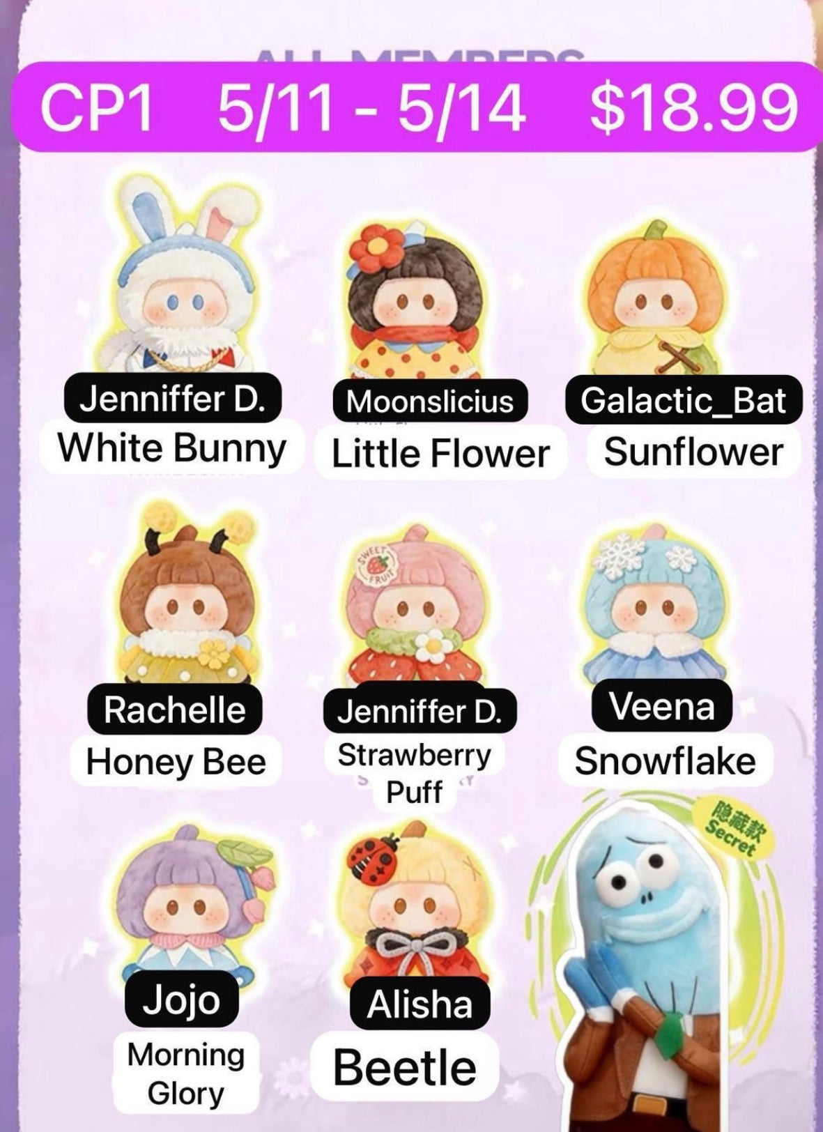 MINISO YOYO Puffy Blind Box