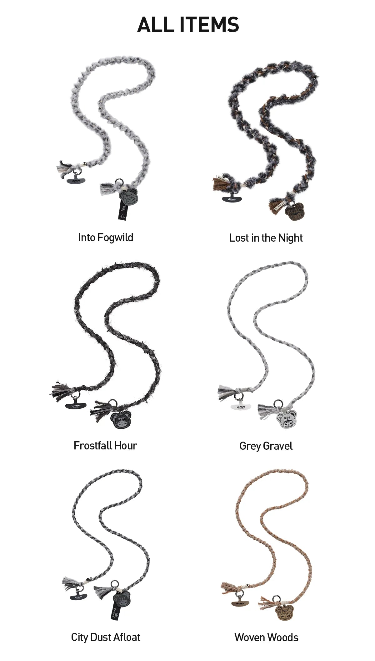 (Available 12.19)Hirono Road Journal Series-Phone Lanyard Blind Box