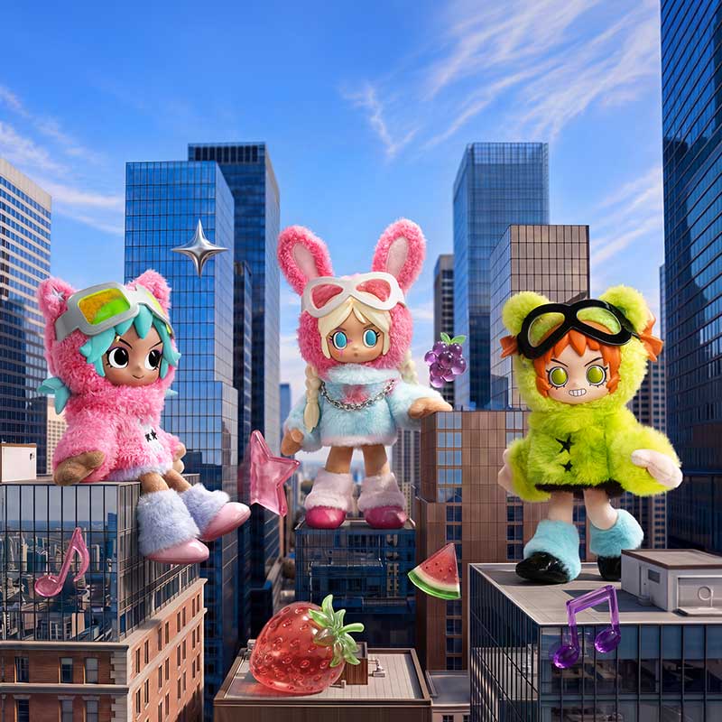 (Pre-Order)Peach Riot Fruit Punch Series Plush Doll Pendant