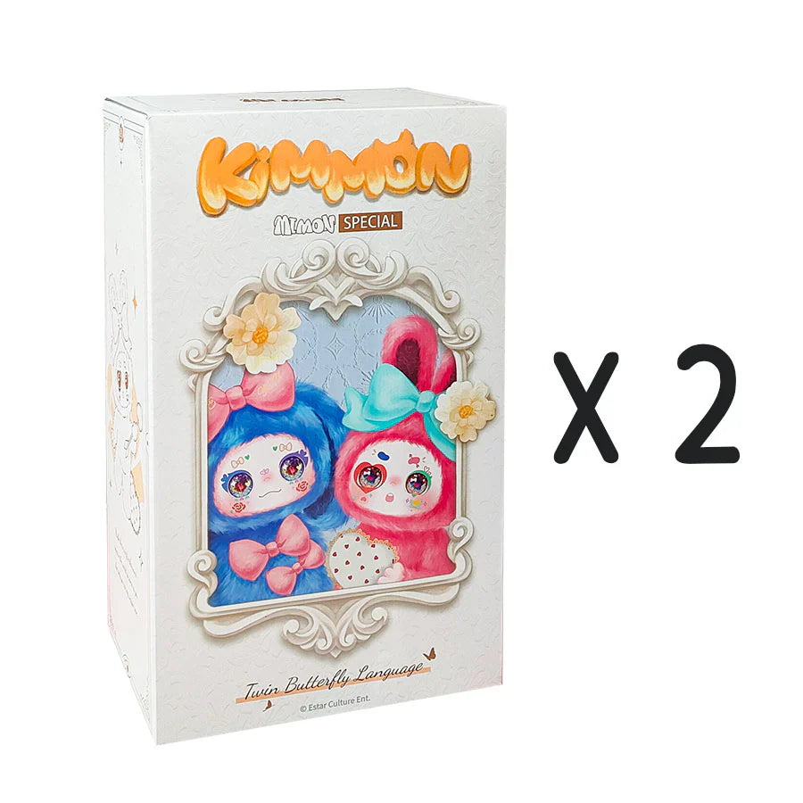 MIMON 400% Twin Butterfly Language Series Plush Blind Box