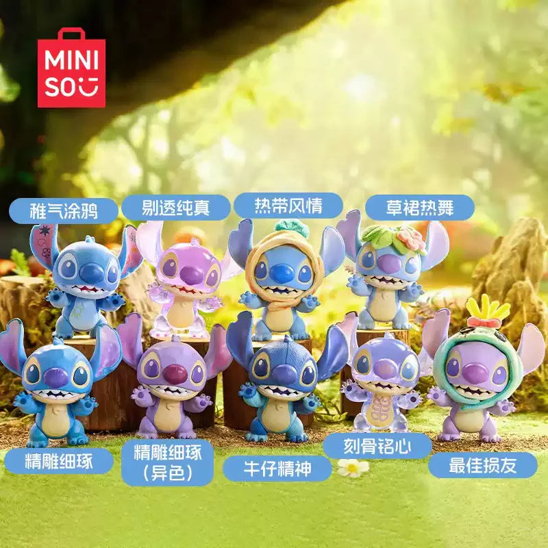Miniso Dis-ney Stitch Cool Transformation Series Blind Box