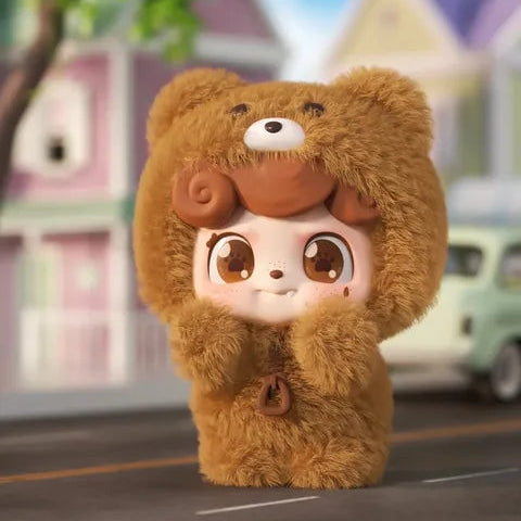 (PO 3 days)Qkid Brown Bear Hanging Card