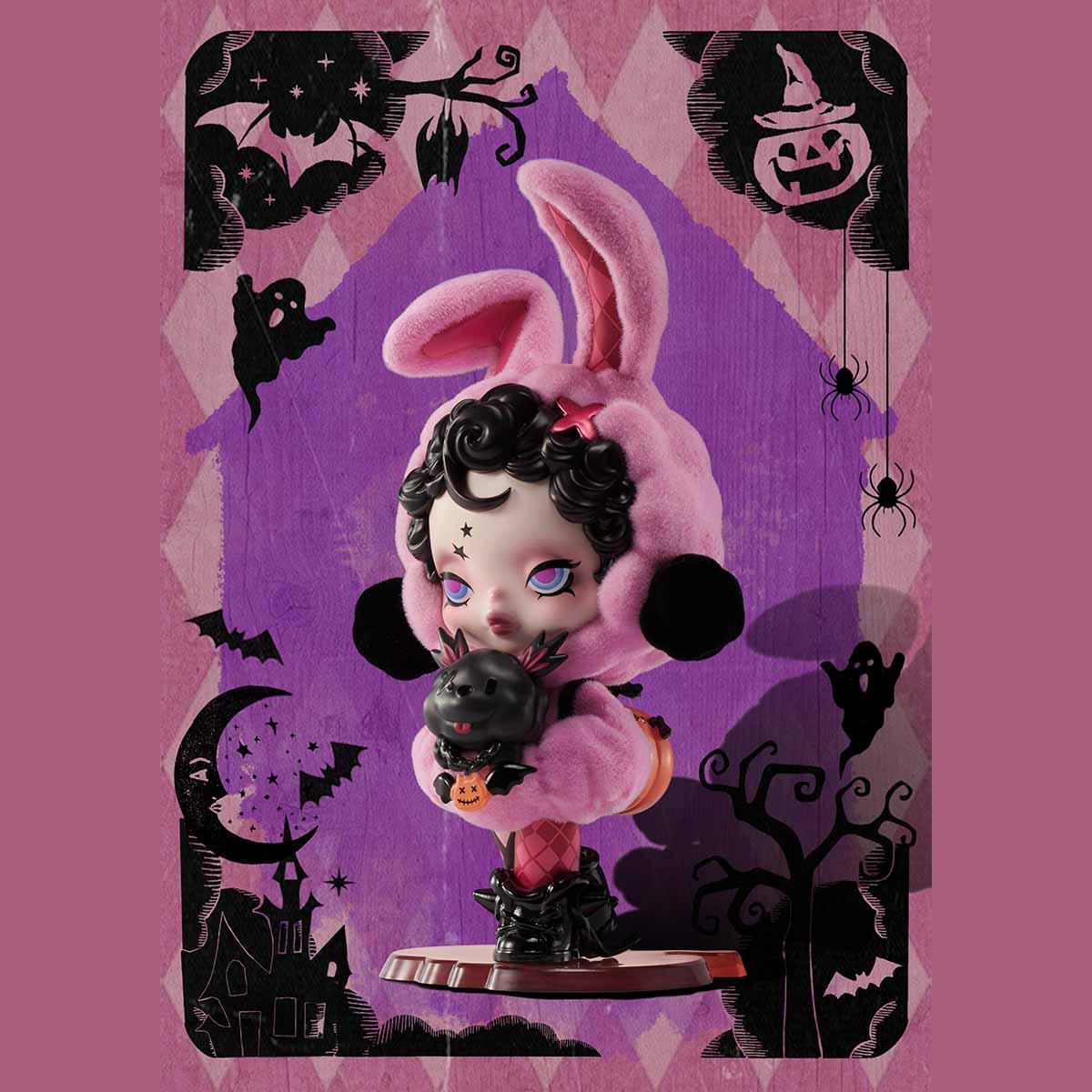 SkullPanda Bunny or Doggy Hanging Card
