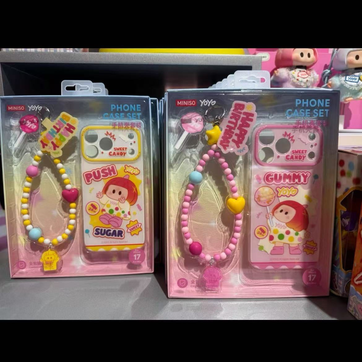 (Pre-Order) YOYO Candy Phone Case With Bead Chain (Apple 17 Promax)
