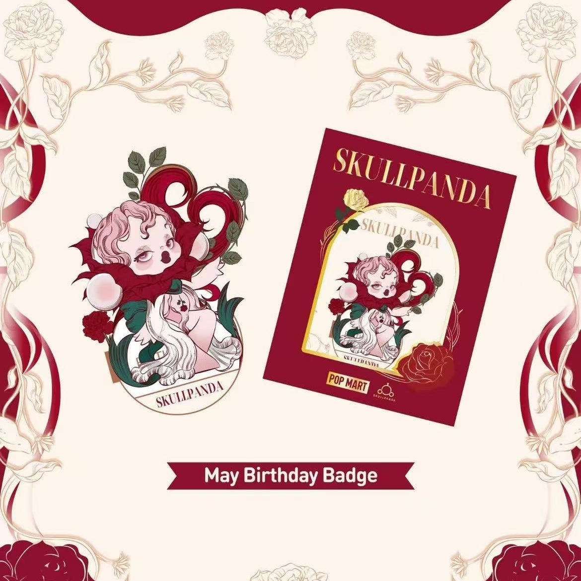 POP MART May Birthday Badge