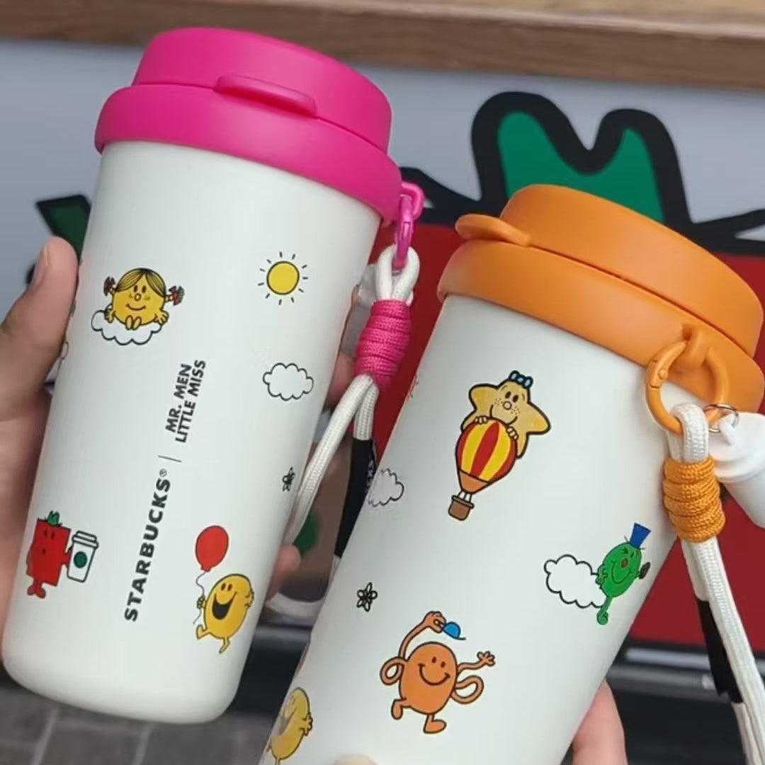 (Pre-Order) Starbucks × Mr. Men Little Miss Limited Water Cup(Ship in Nov.)