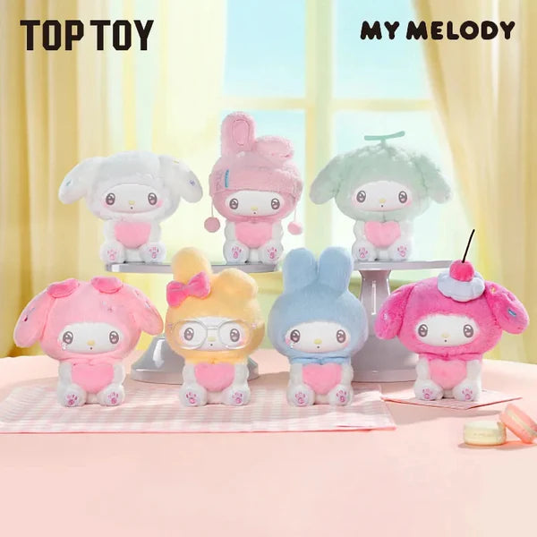 My Melody 50th Anniversary Milk Candy Series Plush Pendant Blind Box