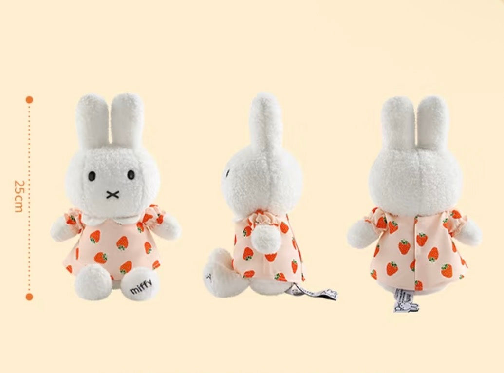 (Pre-Order) VIPO · Real Miffy Strawberry Outfit Plushie