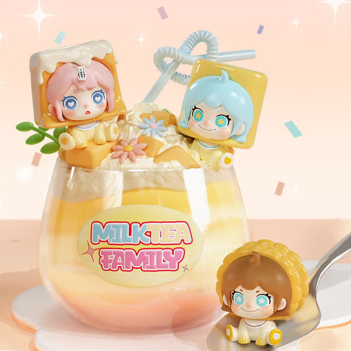 OUO Milk Tea Family Minibean Series toy surprise box Dolls