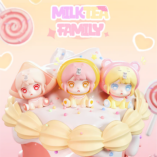 OUO Milk Tea Family Minibean Series toy surprise box Dolls