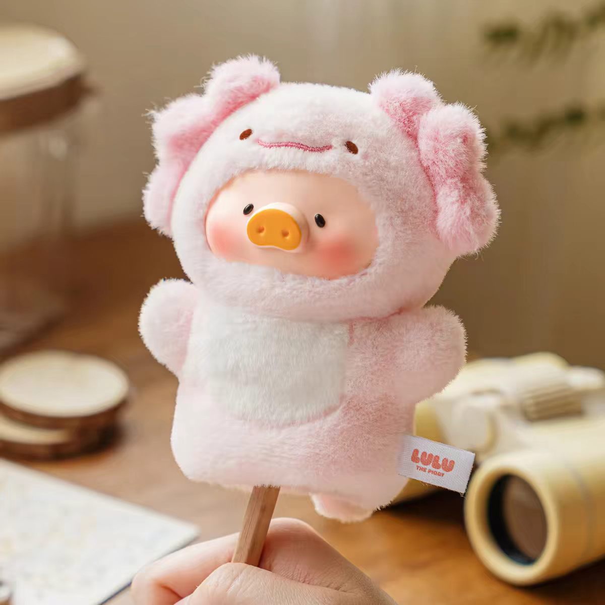 LuLu The Piggy Animal Party‑Forest Theater Vinyl Face Finger Puppet Blind Box