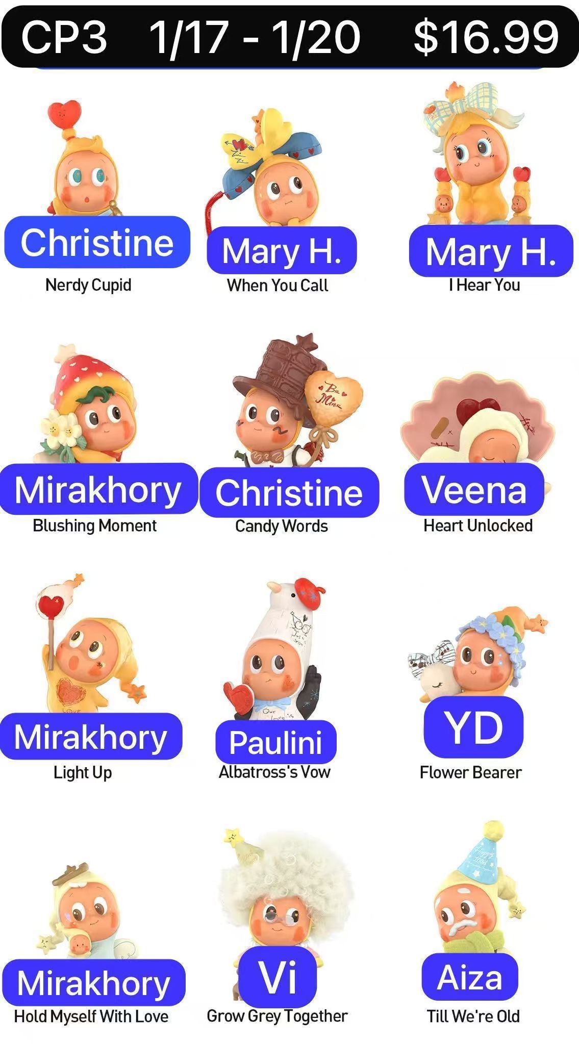 Twinkle Twinkle Crush On You Series Figures