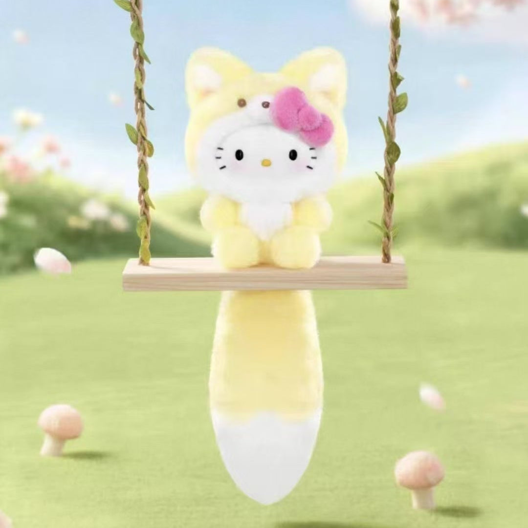 Hello Kitty Forest Animal Plush Keychain Blind Box