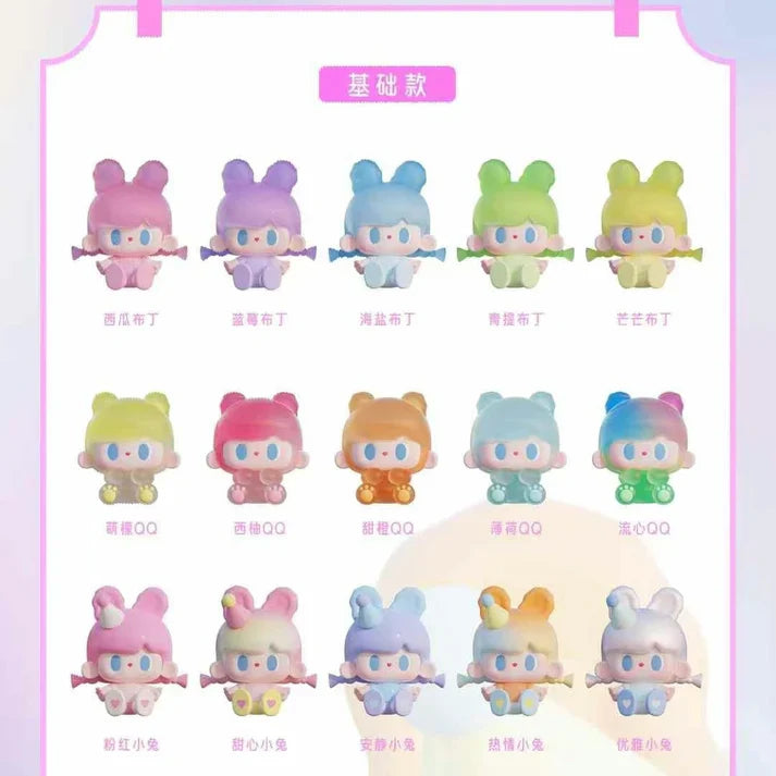 TUTUBEAR DLOCKER Happy Party Mini Beans Series Figures