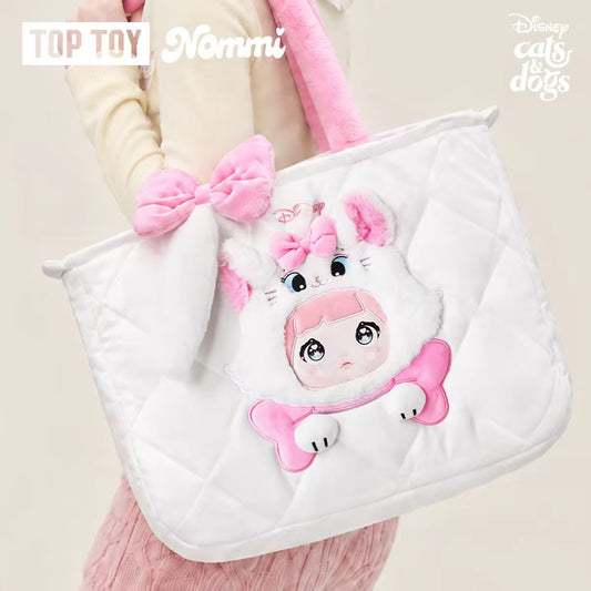 Nommi × Disney Cats & Dogs Series Quilted Tote Bag