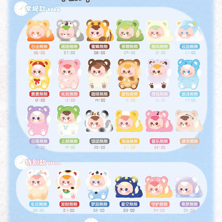 Diudiu Baby 24/7 Cuddle Series Mini Figures