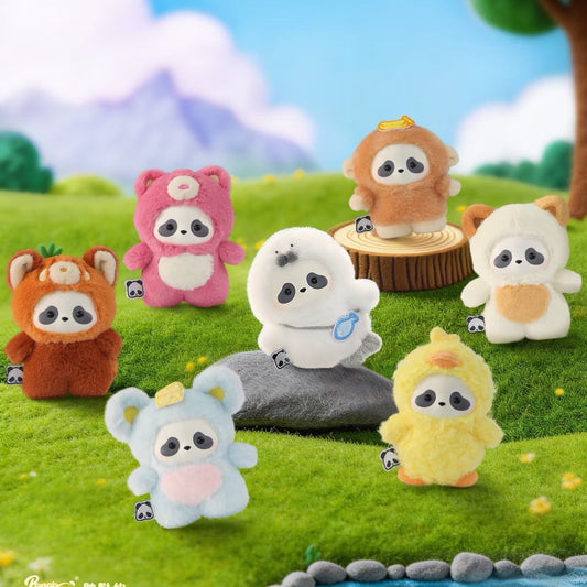 Panda Roll Zoo in Hands Plush Blind Box
