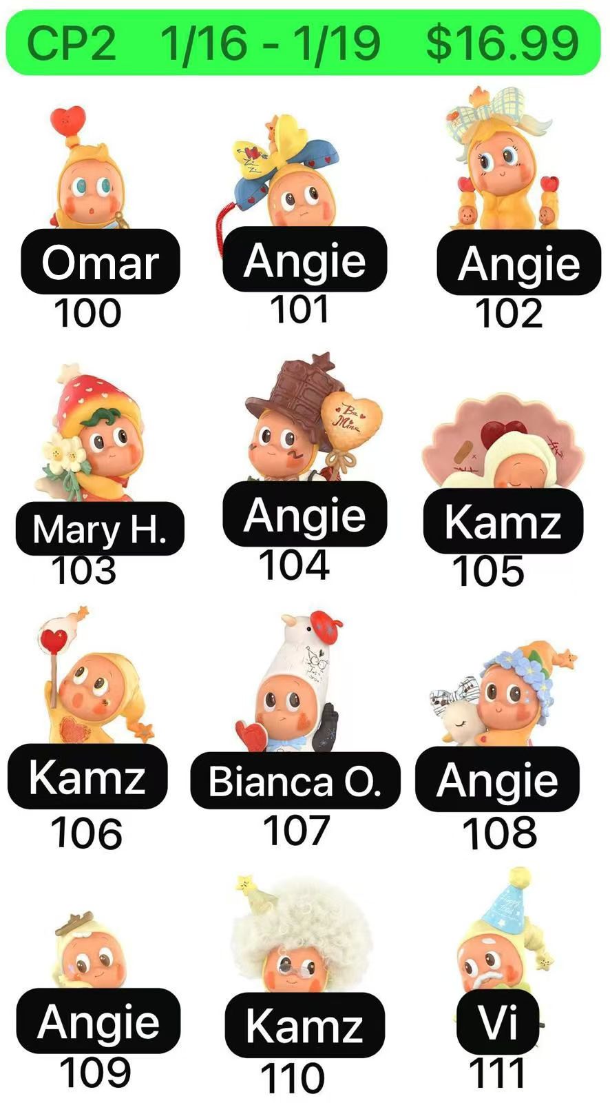 Twinkle Twinkle Crush On You Series Figures