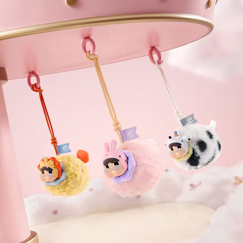 (Pre-Order) CRYBABY Crying Round n Round Series Scented Fluffy Ball Charm Blind Box
