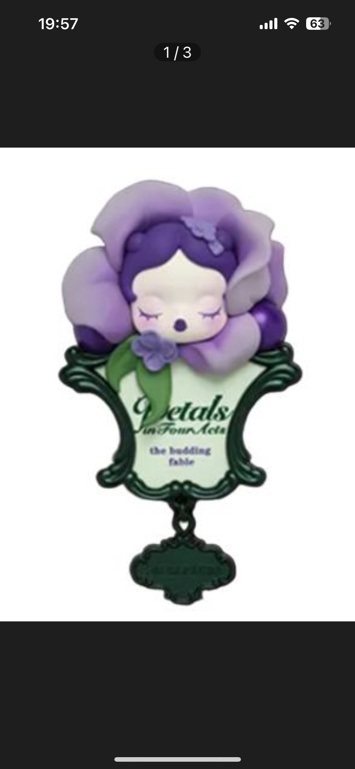 SKULLPANDA Petals in Four Acts Series Fridge Magnet