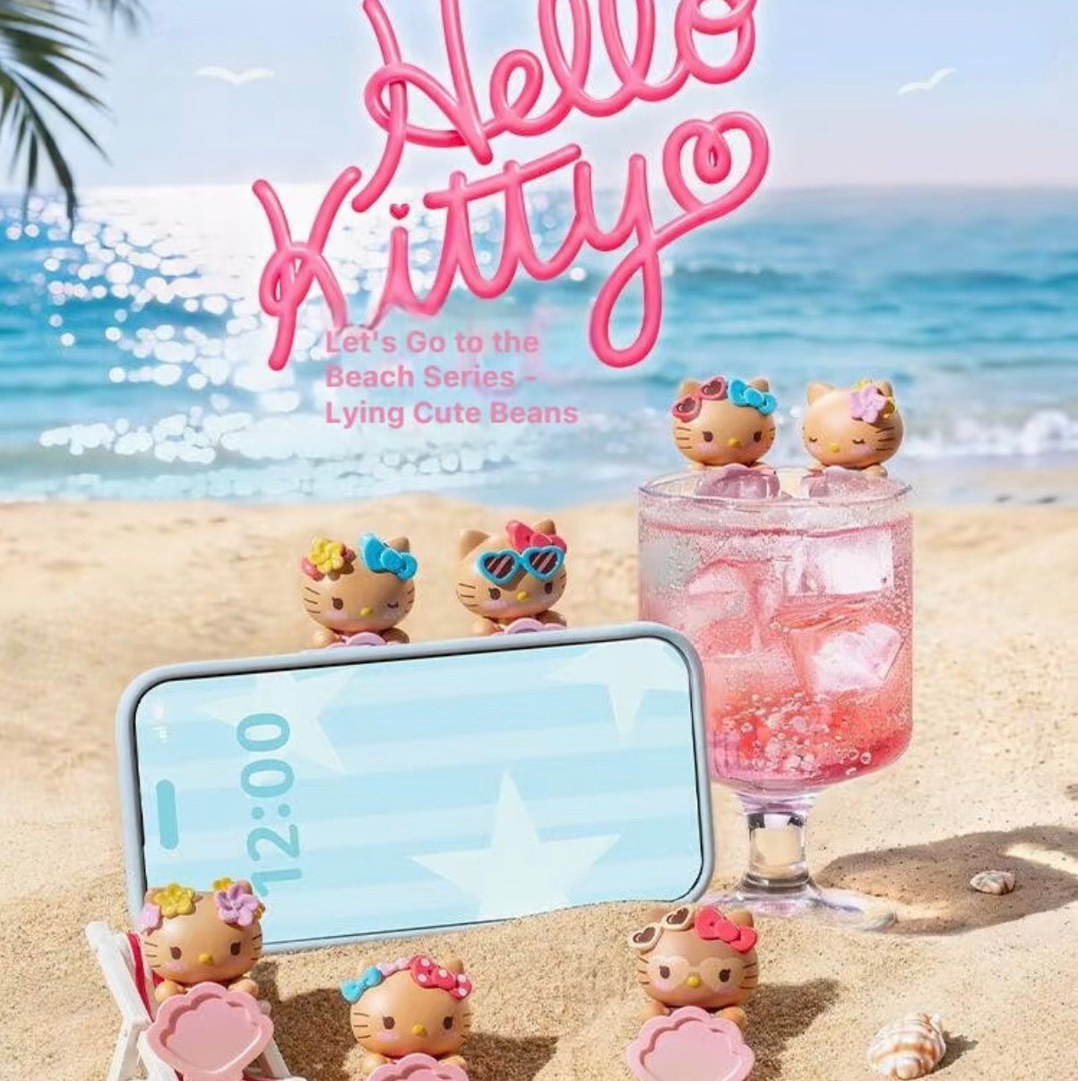 (Pre-Order) Sanrio Beach Vibes Bean Hipper Series