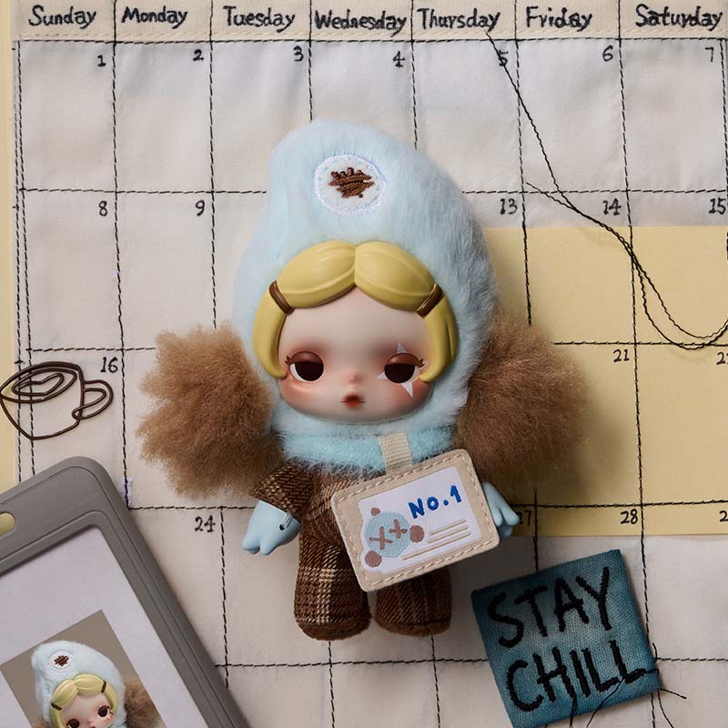 θ Skullpanda Off Mode Series Plush Pendant