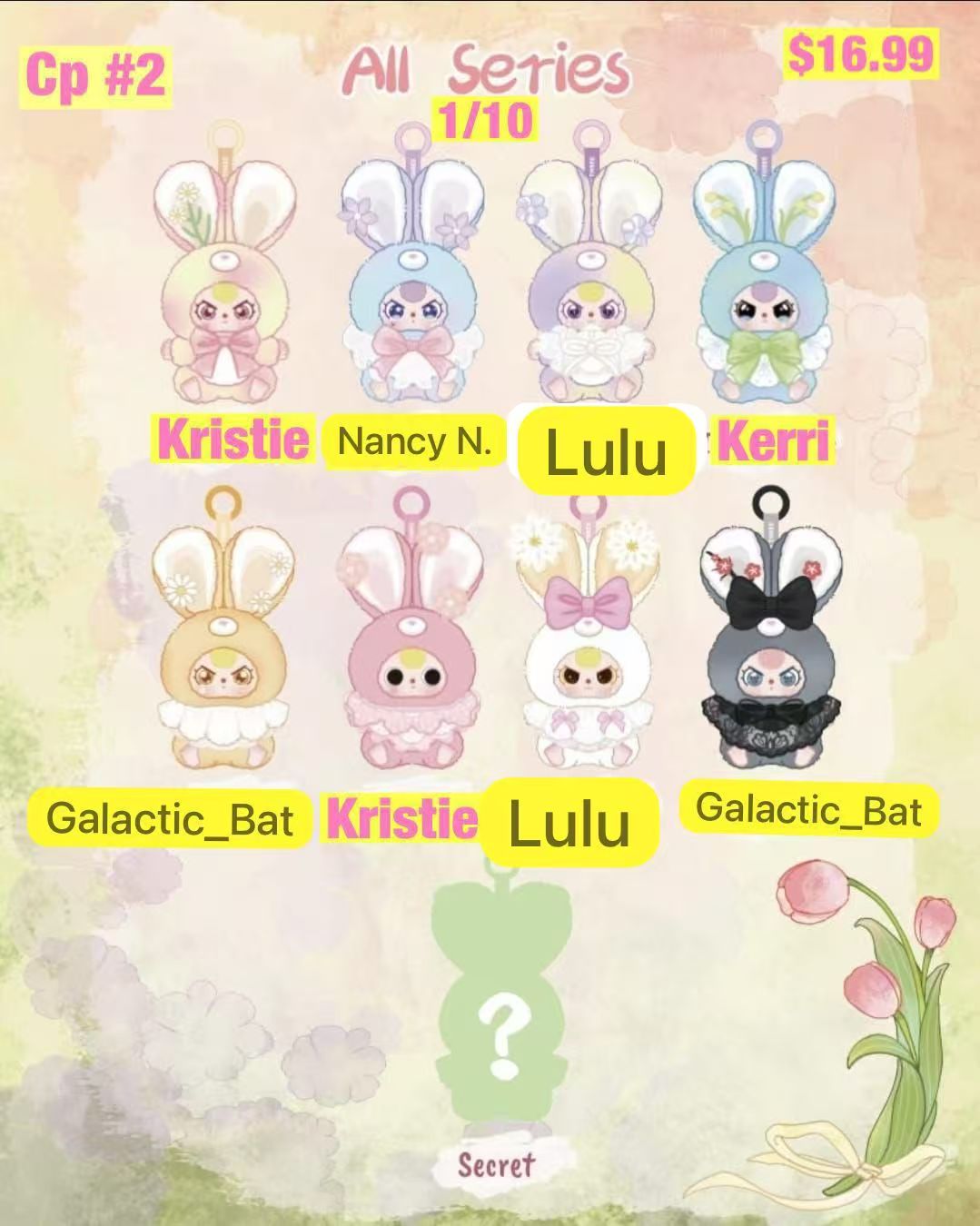 Baby Three Flower Fairy Series Plush Blind Box