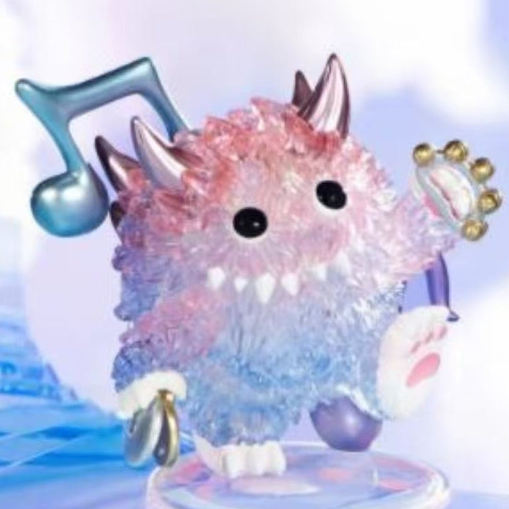 PPMT x INSTINCTOY Monster Fluffy Joyful Life Series Flames Figure (opened bag opened box)