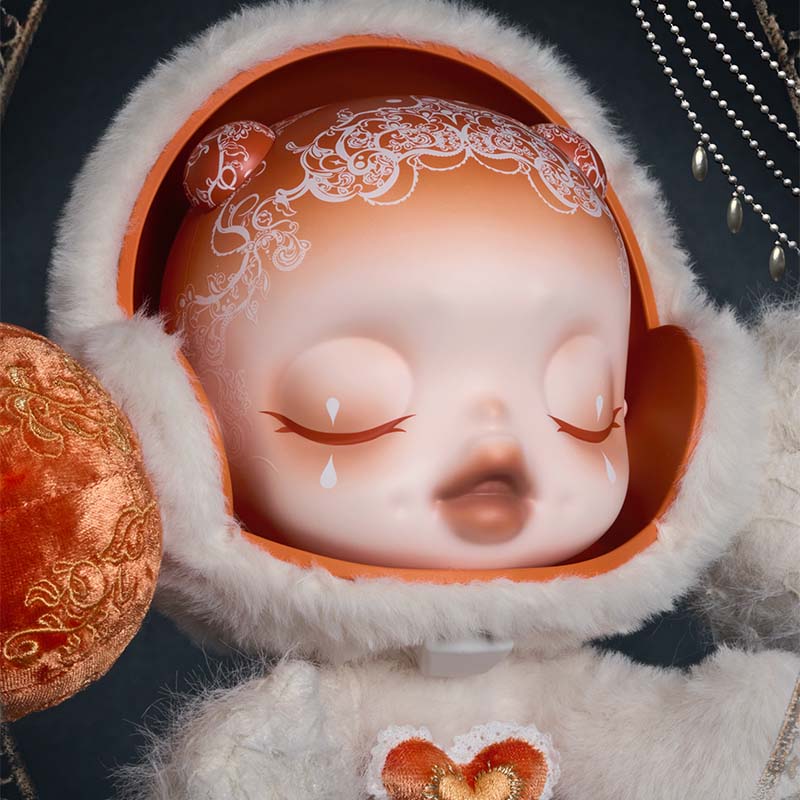 SKULLPANDA Mega 400% White Moon（shipped around Nov.30）