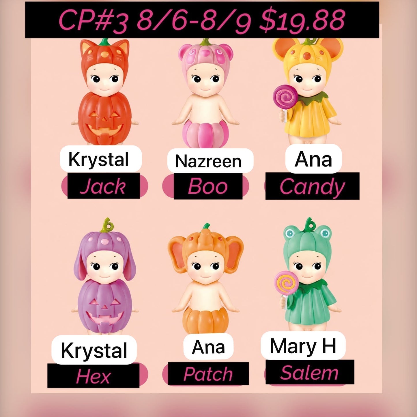 (Pre-Order) Sonny Angel Pumpkin Patch